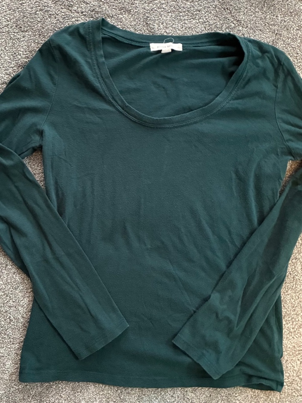 Active Basic dark green women’s long sleeve shirt L size Large